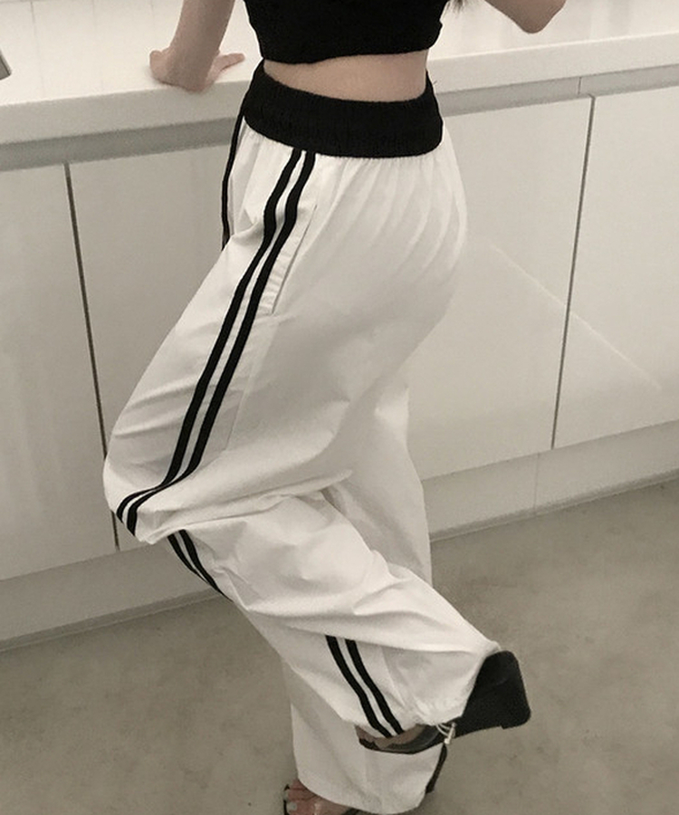 ストリングワイドトレーニングパンツ IVORY