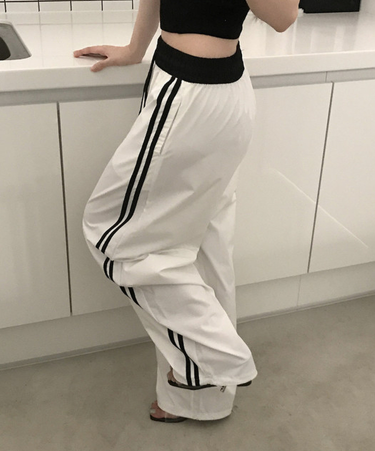 ストリングワイドトレーニングパンツ IVORY