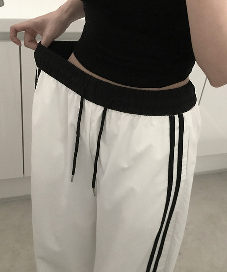 ストリングワイドトレーニングパンツ IVORY