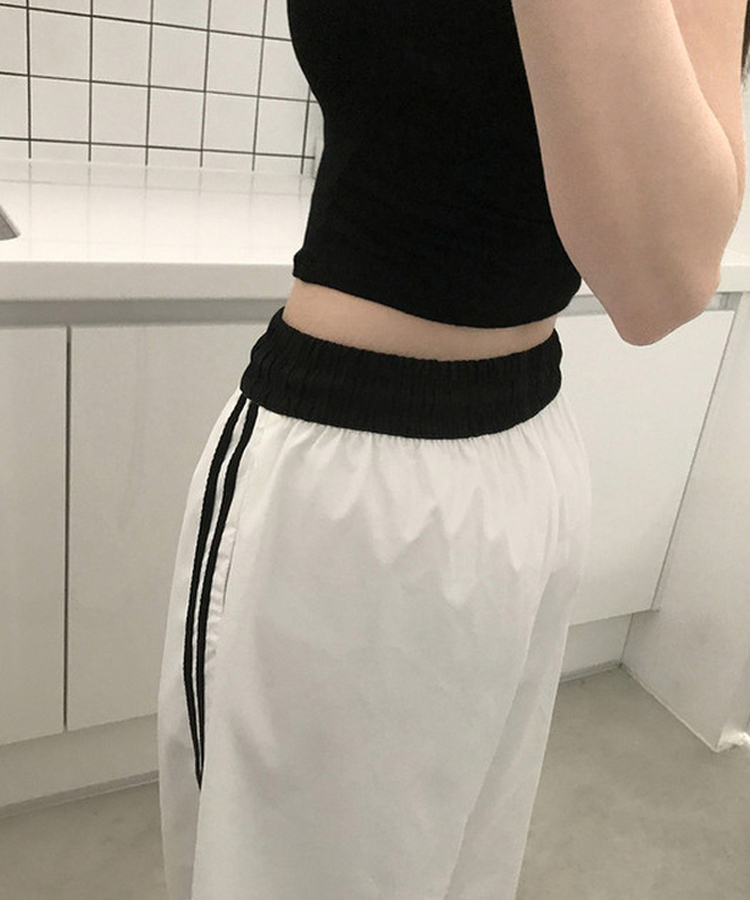 ストリングワイドトレーニングパンツ IVORY
