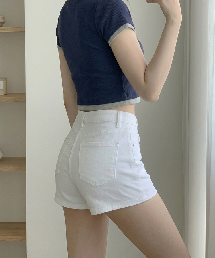 ストレッチベーシックショートパンツ IVORY
