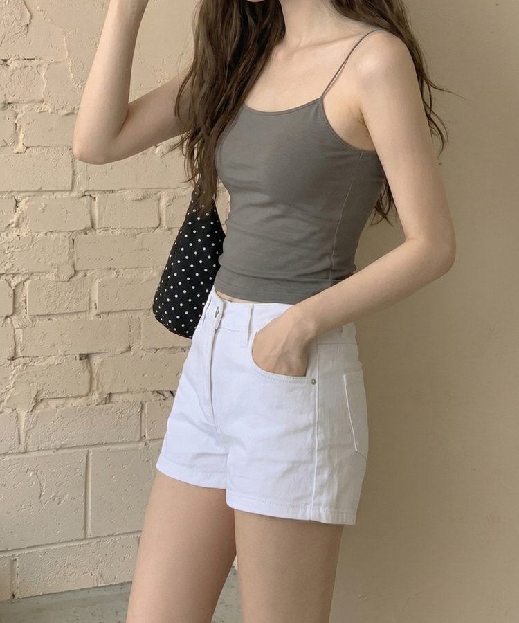 ストレッチベーシックショートパンツ IVORY