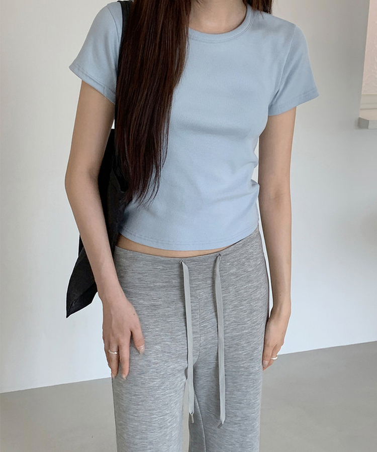 ブーツカットバンディングパンツ GREY