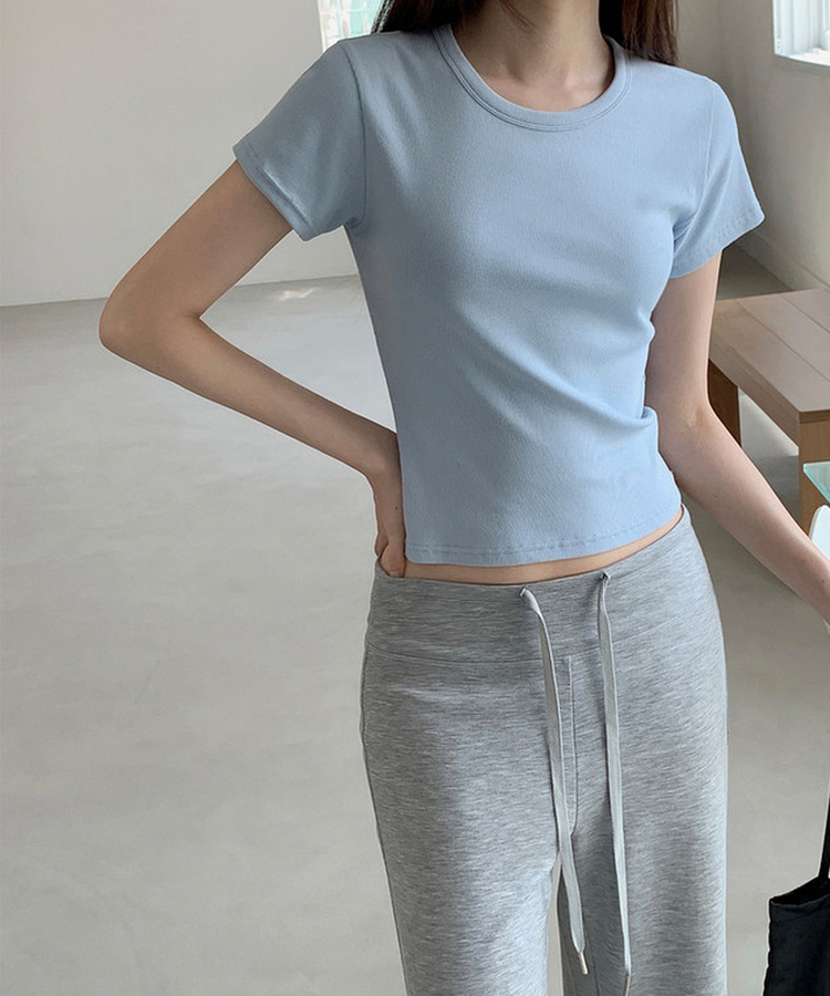 ブーツカットバンディングパンツ GREY