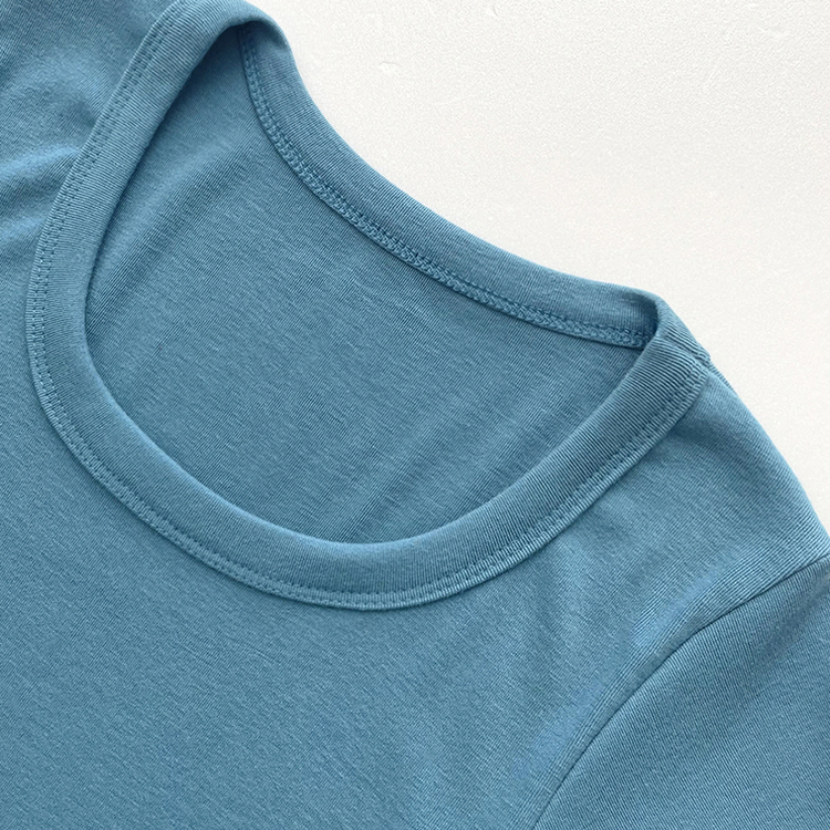 ストレッチUネック半袖Tシャツ(6color)