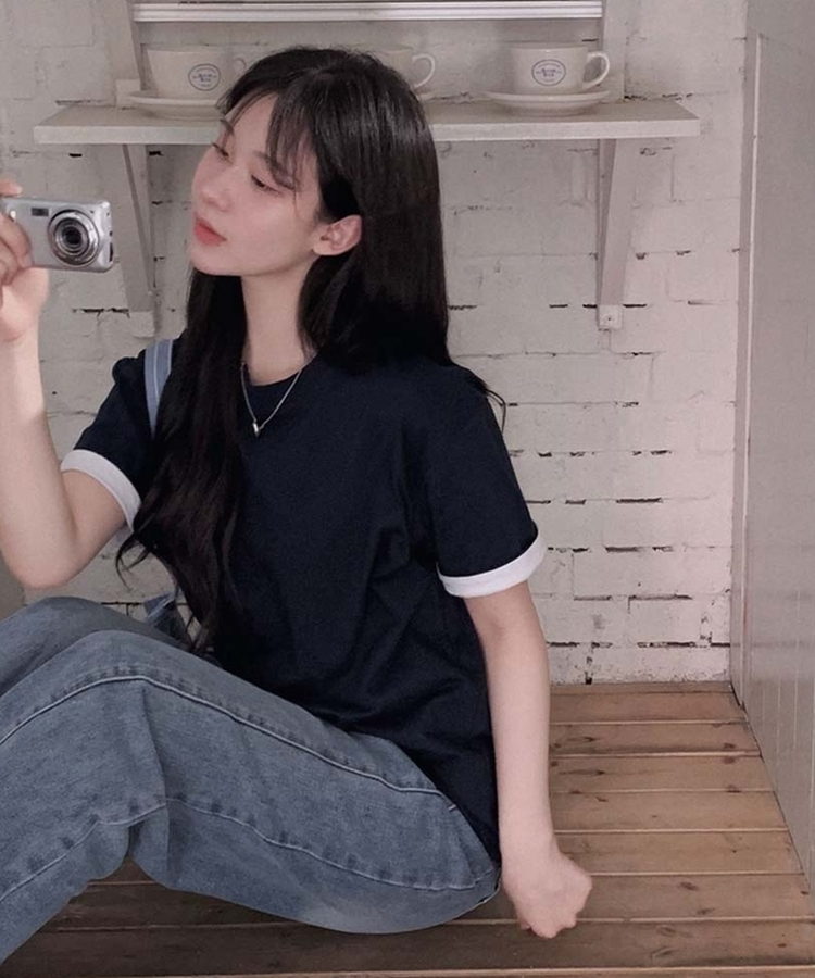 【丈別】ウォッシュドセミワイドデニムパンツ LIGHT DENIM