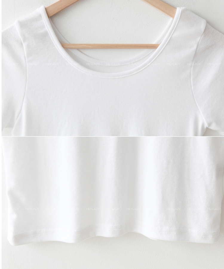 Uネック半袖Tシャツ(5color)