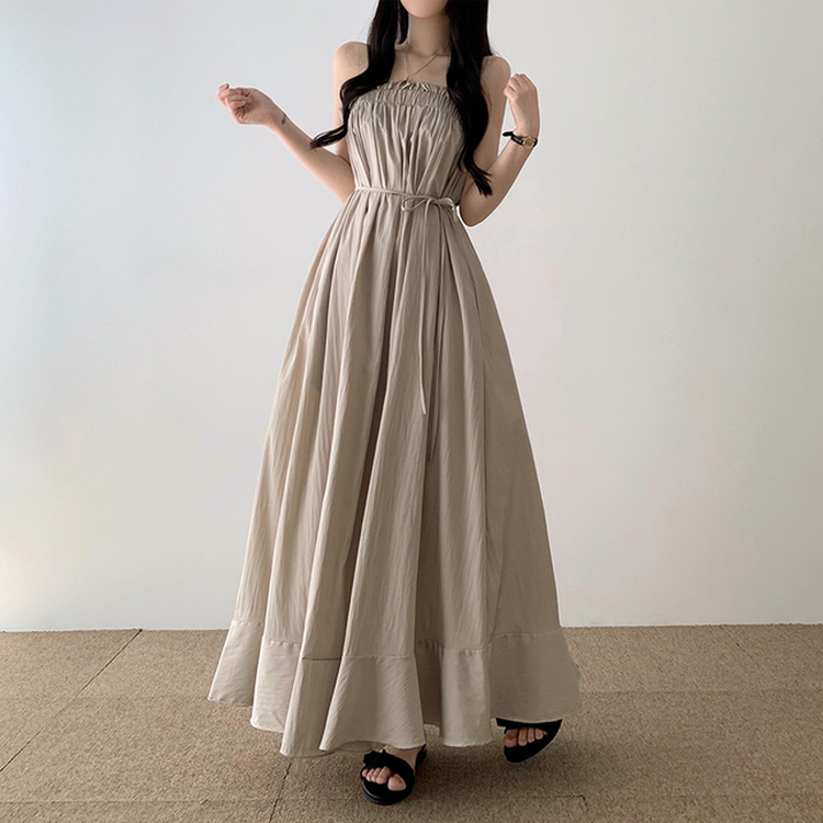 2WAYサマーロングワンピース(5color) BEIGE
