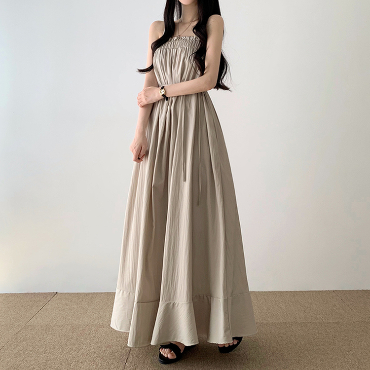 2WAYサマーロングワンピース(5color) BEIGE
