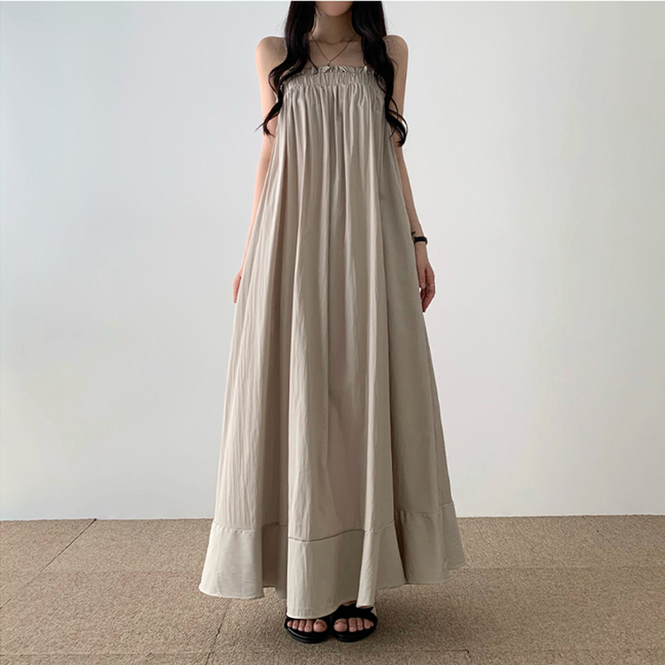 2WAYサマーロングワンピース(5color) BEIGE