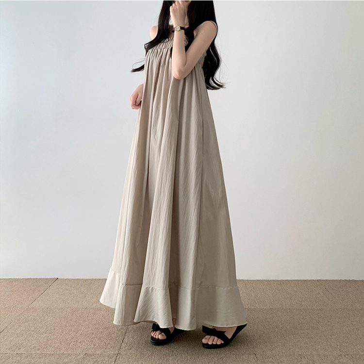 2WAYサマーロングワンピース(5color) BEIGE