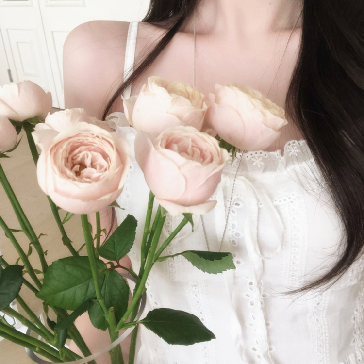 パンチングレースキャミソールロングワンピース WHITE