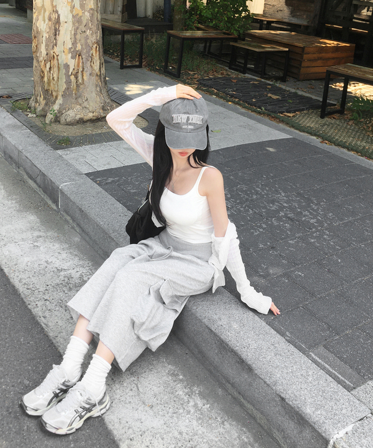 ロングサマーソックス WHITE