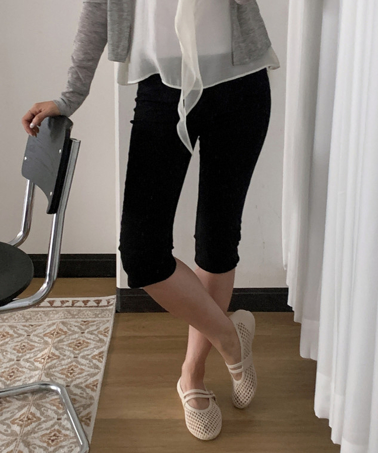 メッシュメリージェーンフラットシューズ BEIGE
