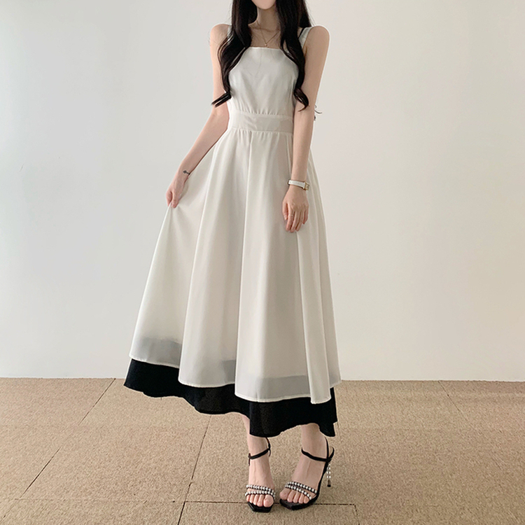 ティアードキャミソールロングワンピース｜ロングワンピース｜韓国