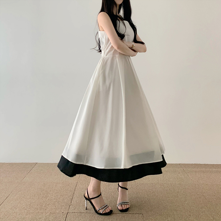 ティアードキャミソールロングワンピース｜ロングワンピース｜韓国