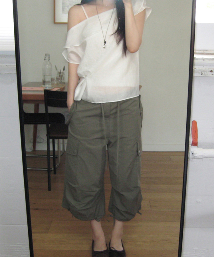 カプリカーゴパンツ KHAKI