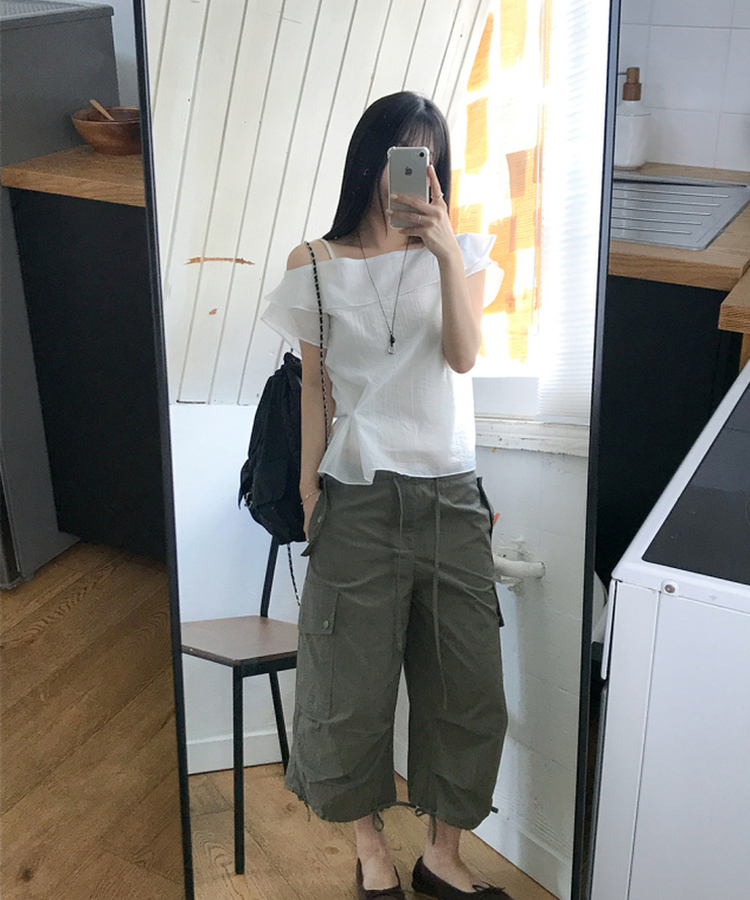 カプリカーゴパンツ KHAKI