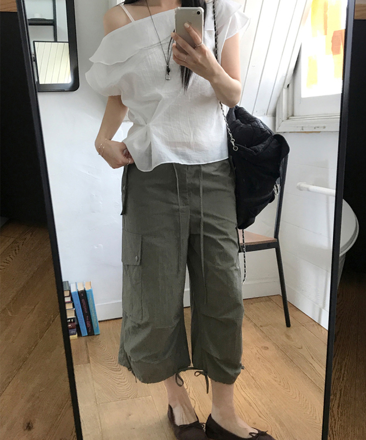 カプリカーゴパンツ KHAKI