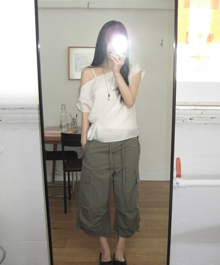 カプリカーゴパンツ KHAKI