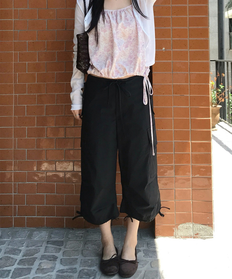 カプリカーゴパンツ BLACK