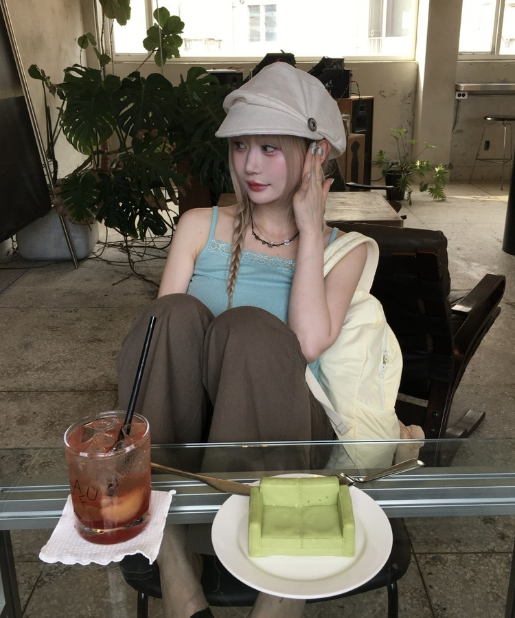 フリルキャミソール MINT