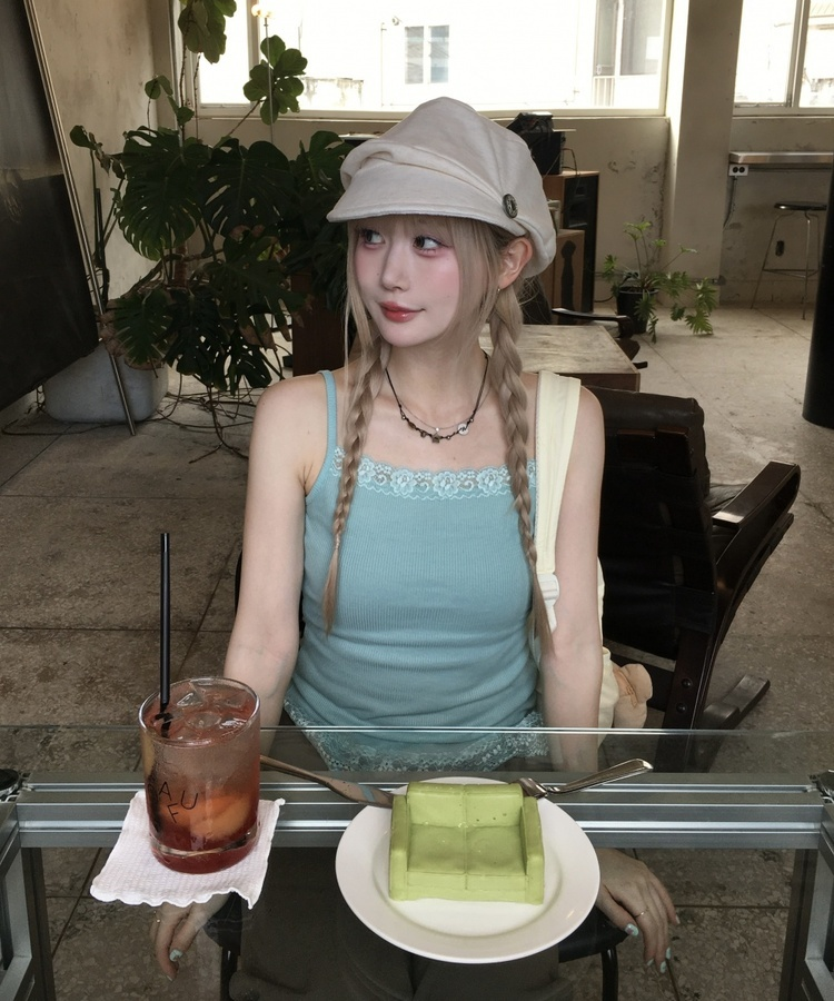 フリルキャミソール MINT