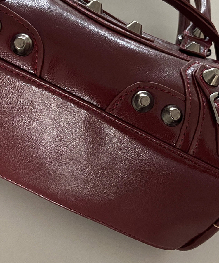 スタッズミニボストンバッグ(7color)
