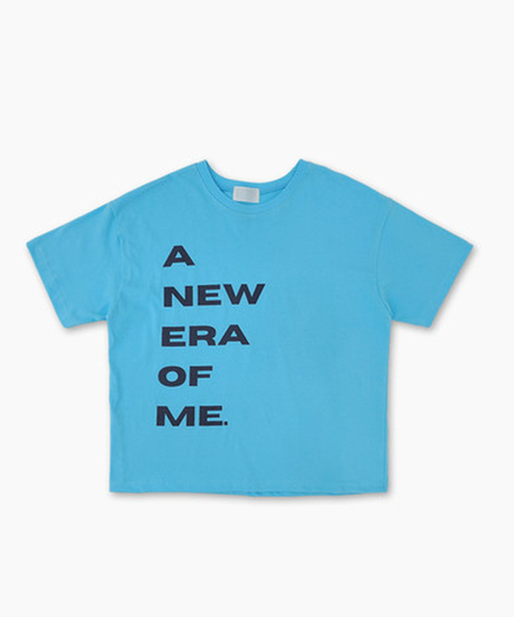 レタリングプリントルーズ半袖Tシャツ(5color)