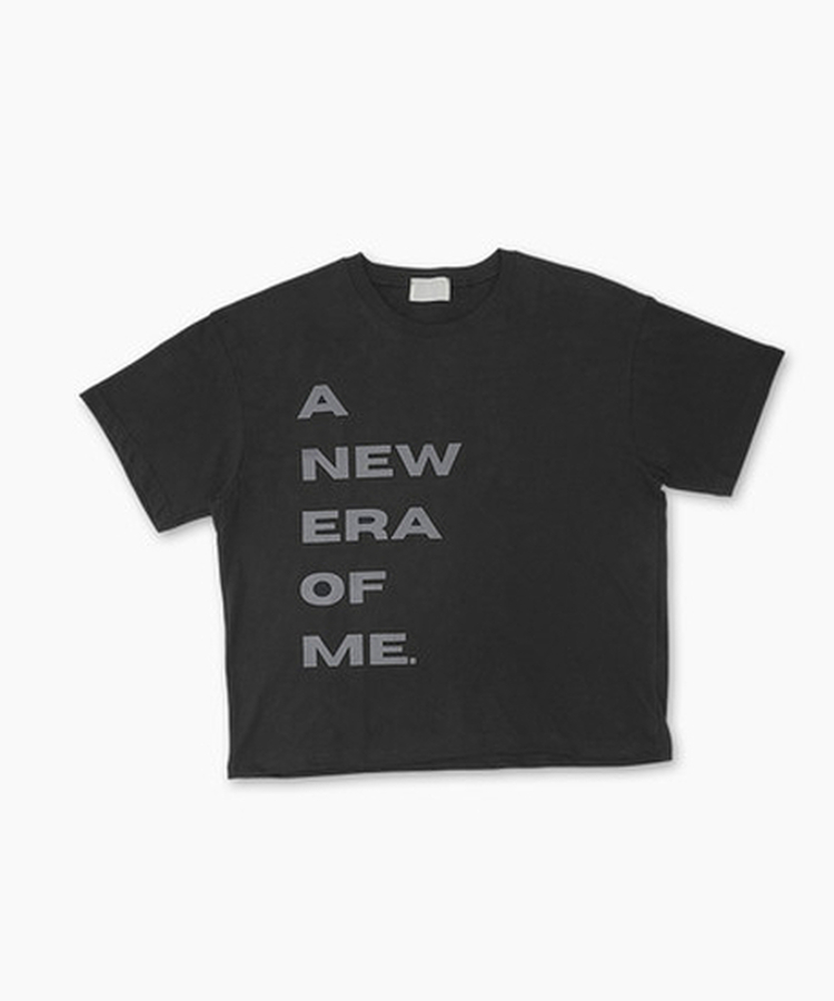 レタリングプリントルーズ半袖Tシャツ(5color)