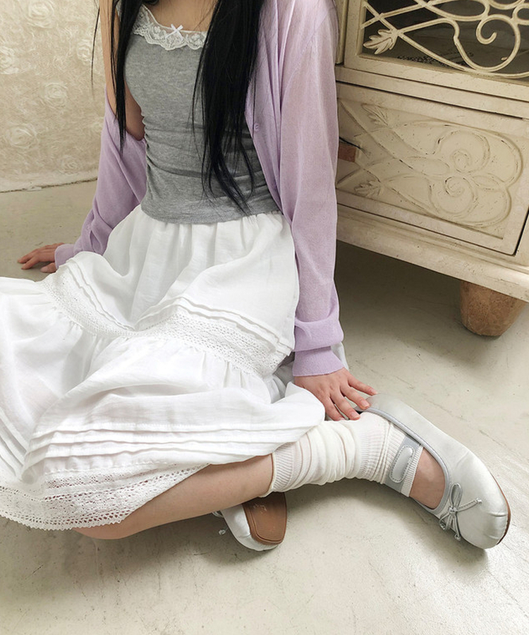 ベーシックサマーレッグウォーマー WHITE