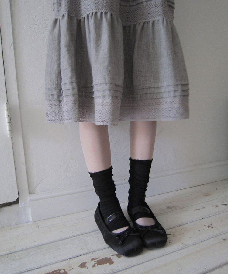 ベーシックサマーレッグウォーマー BLACK