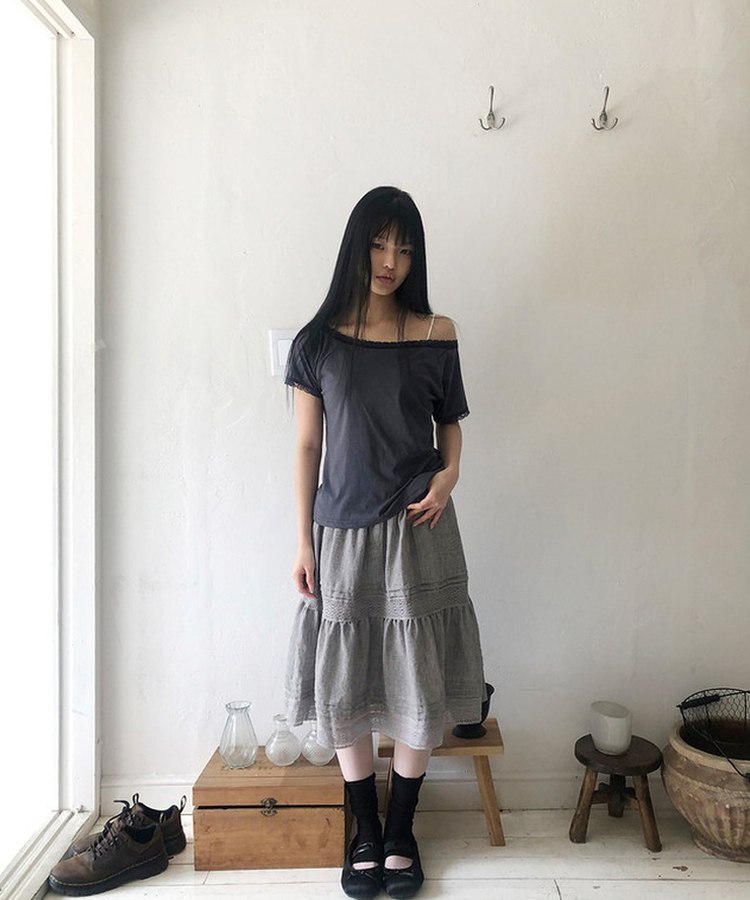 ベーシックサマーレッグウォーマー BLACK