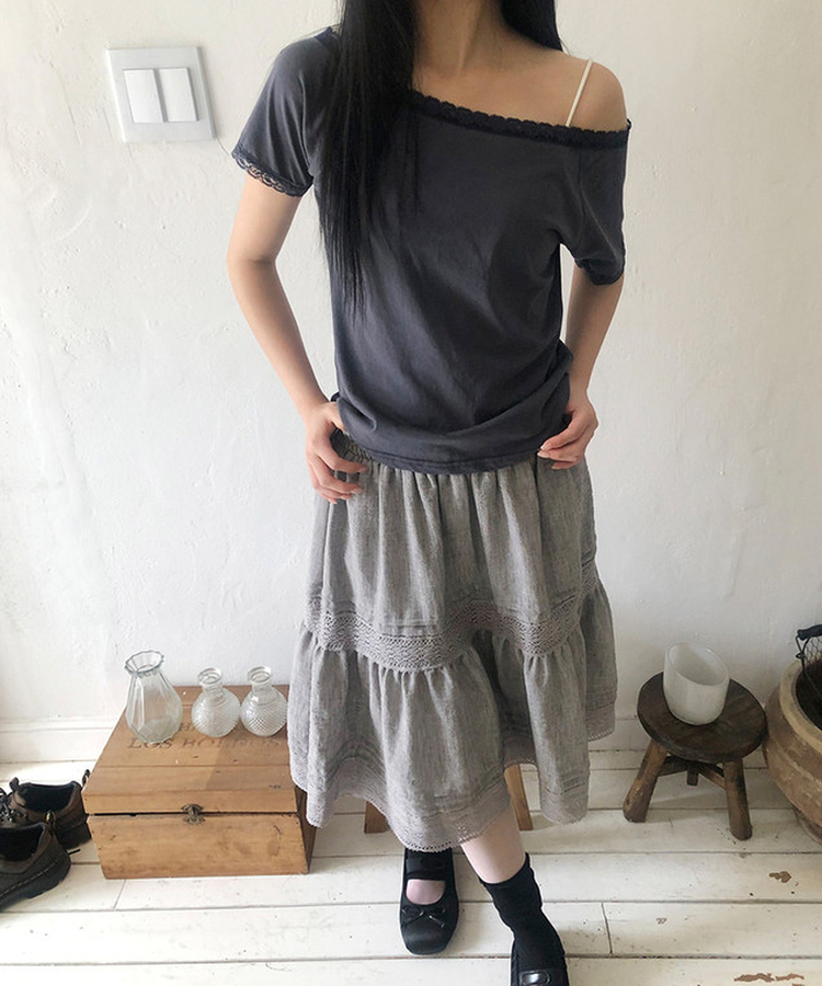 ベーシックサマーレッグウォーマー BLACK