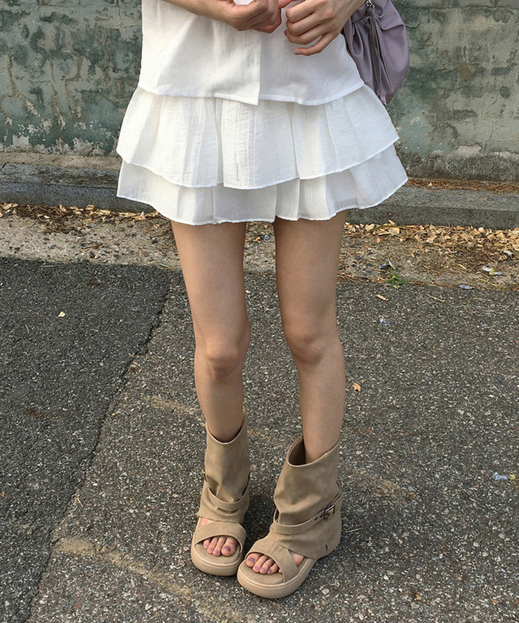 スエードトングサマーブーツ BEIGE