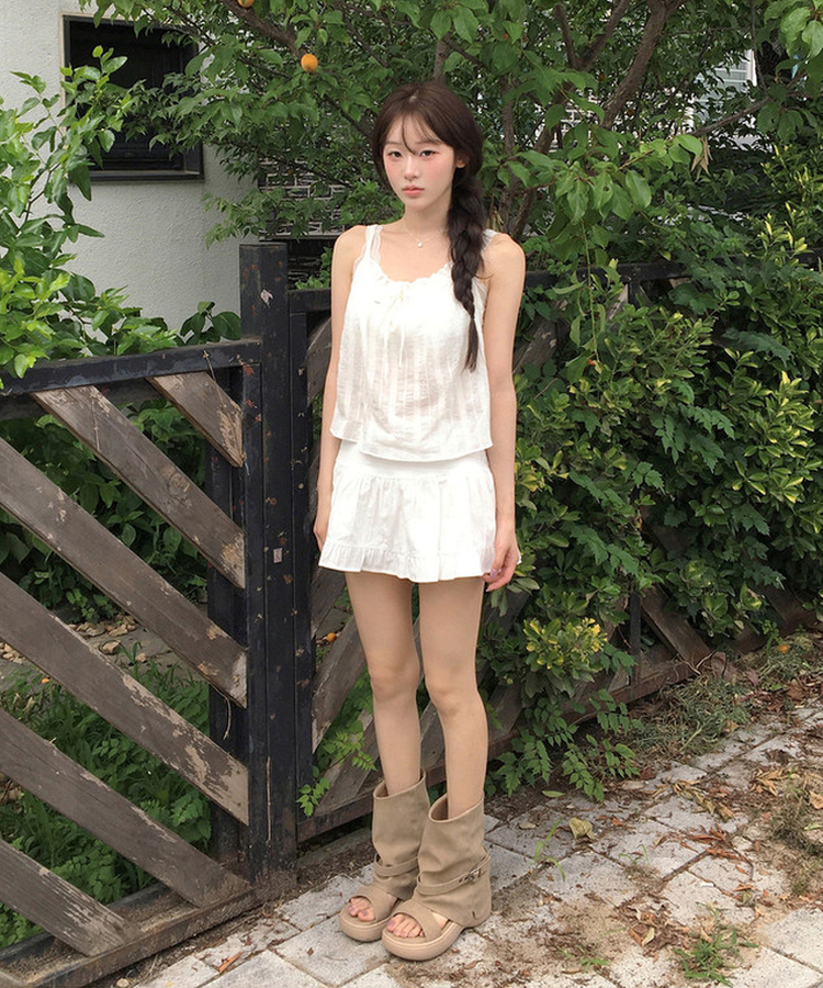 スエードトングサマーブーツ BEIGE