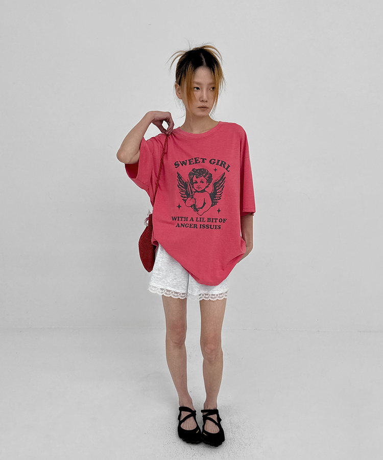 プリントルーズ半袖Tシャツ｜半袖Tシャツ｜韓国ファッション通販 SONA
