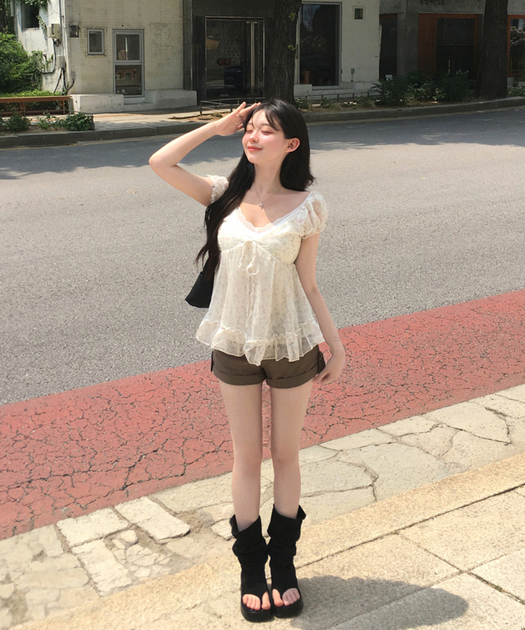 제니프 버클 통굽 쪼리 롱 부츠 스웨이드 주름 레그워머 워커 신발 유니크 힙무드 빈티지 키높이 키작녀템 여름부츠여름워커썸머룩 블랙