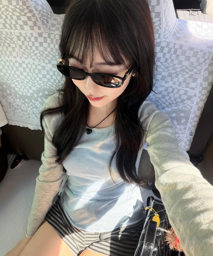 サマーラグラン長袖Tシャツ SKY BLUE