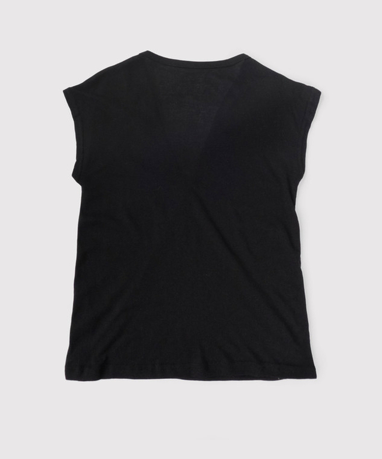 レイヤードラップ半袖Tシャツ