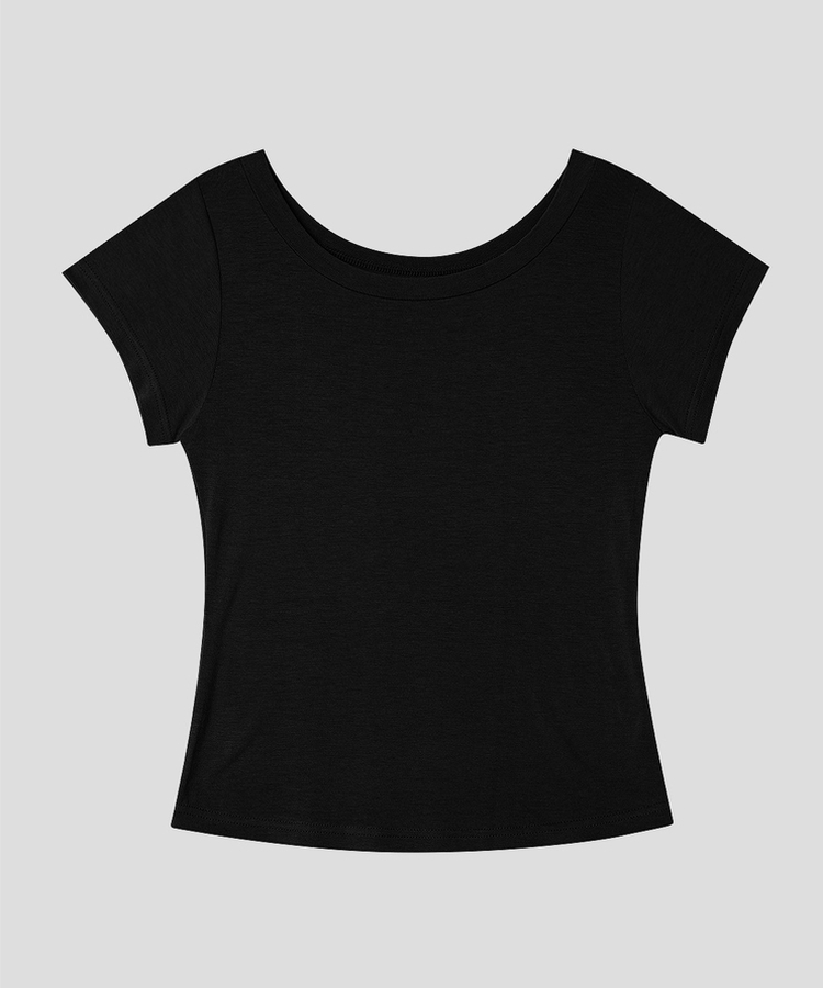 オフショルダー半袖Tシャツ