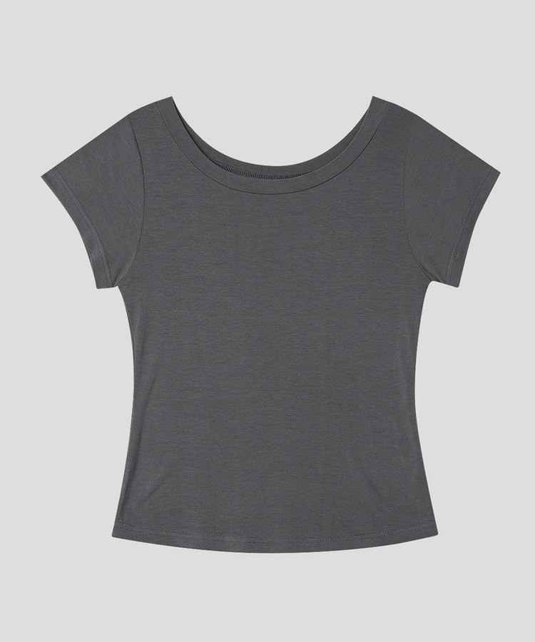 オフショルダー半袖Tシャツ