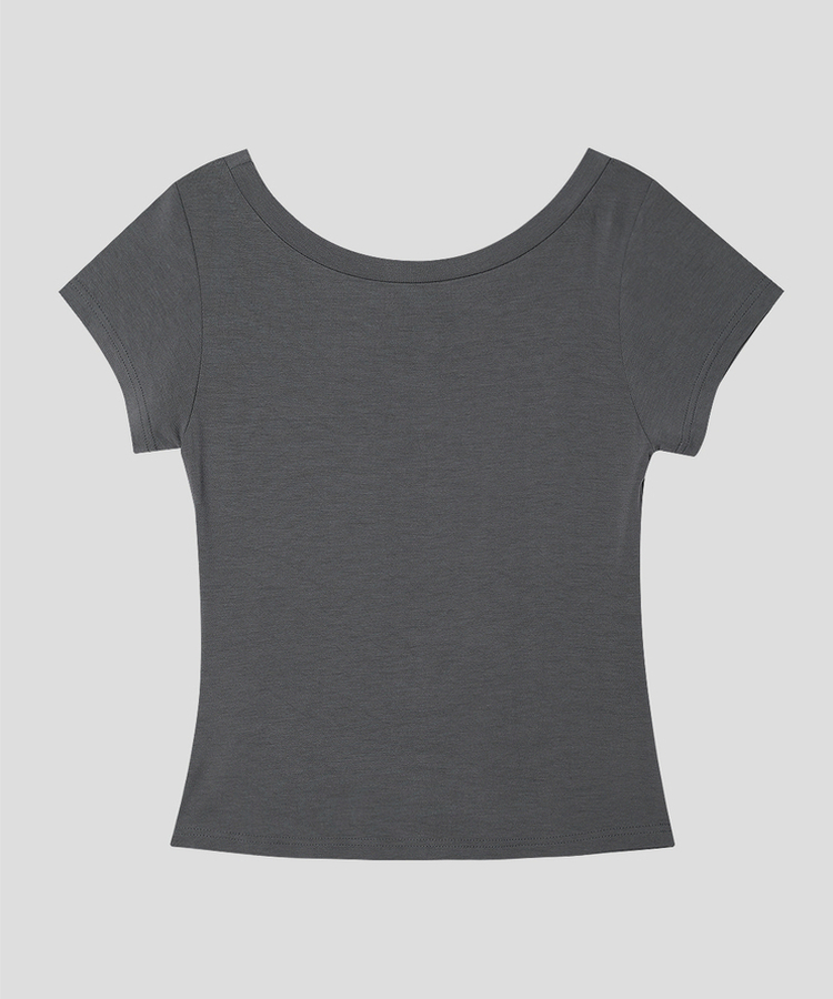 オフショルダー半袖Tシャツ