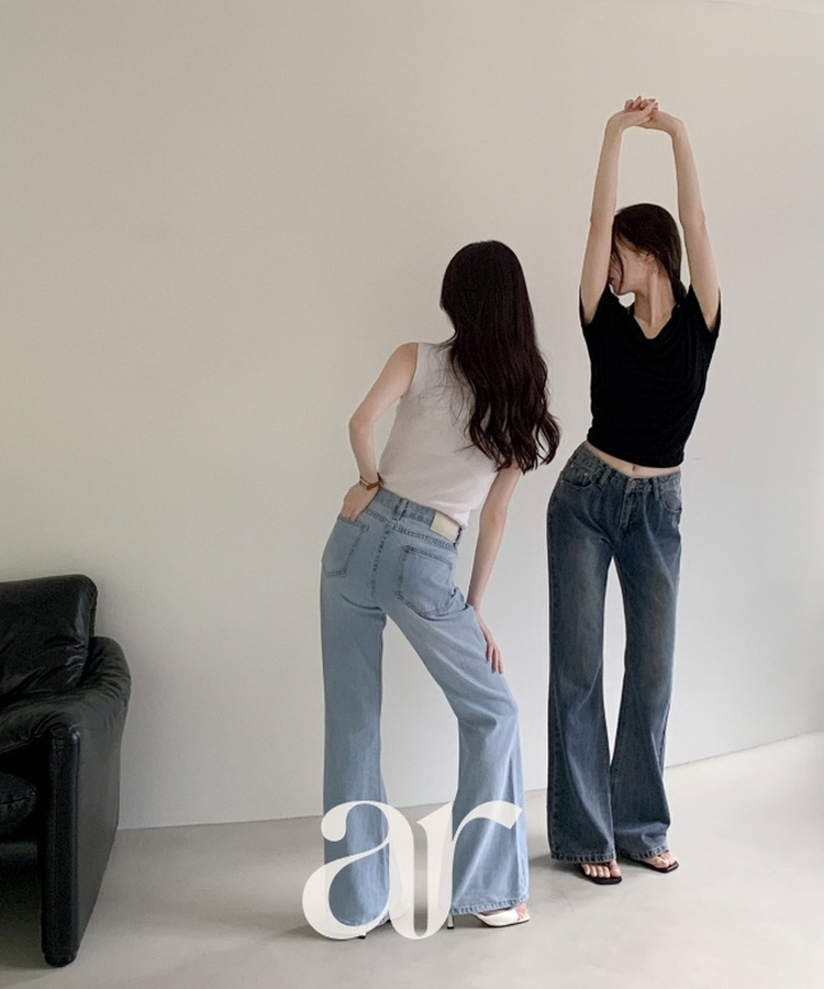 S～2XL/ショート＆ロング/夏素材) 2丈展開 セミローライズ サマー
