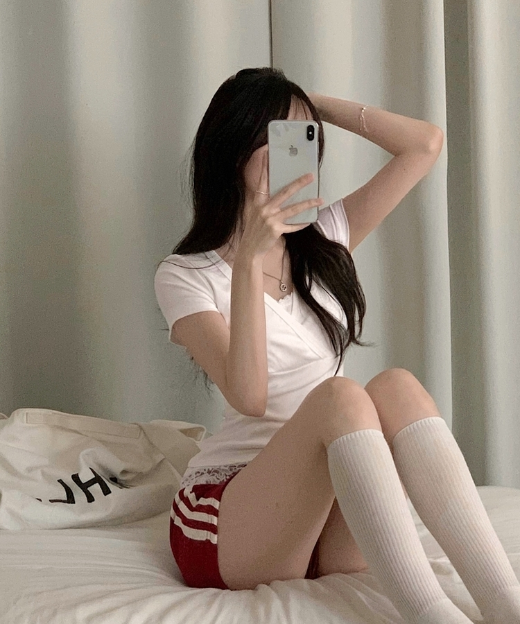 ラインバンディングトレーニングパンツ＋ショートパンツ RED