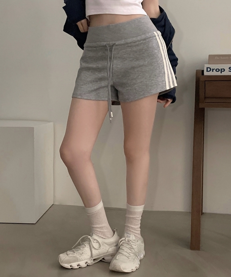 ラインバンディングトレーニングパンツ＋ショートパンツ GREY