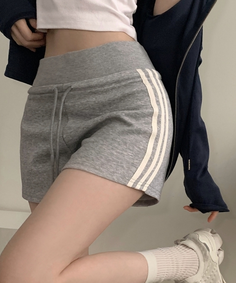 ラインバンディングトレーニングパンツ＋ショートパンツ GREY