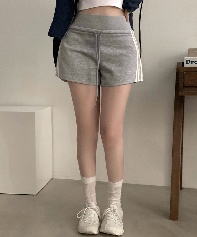 ラインバンディングトレーニングパンツ＋ショートパンツ GREY
