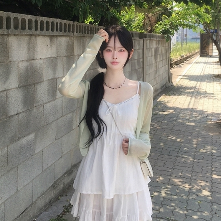 シースルークロップボレロカーディガン(6color)｜カーディガン｜韓国