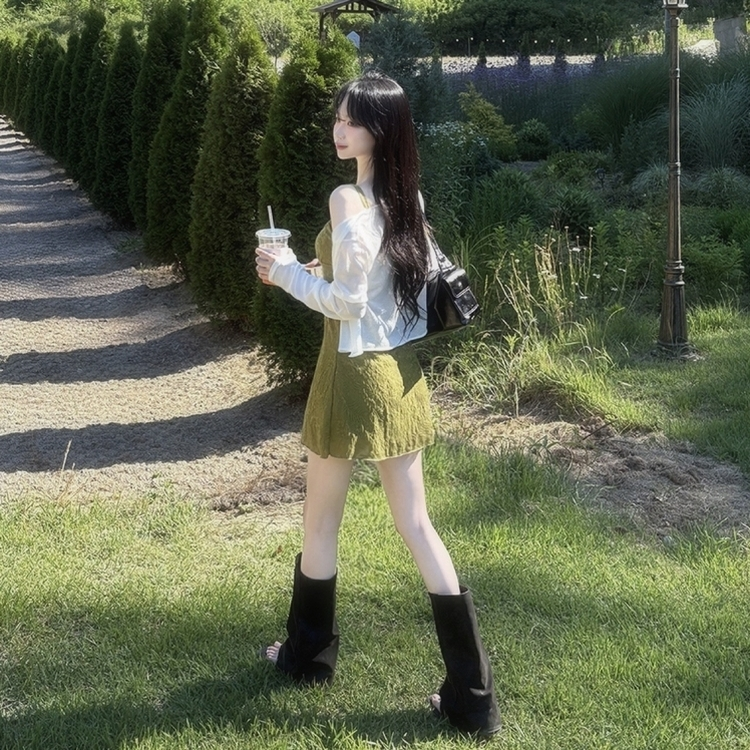 シースルークロップボレロカーディガン(6color) WHITE